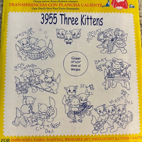 Aunt Martha Hot Iron Transfers for Crafting - Picture 4 of 16